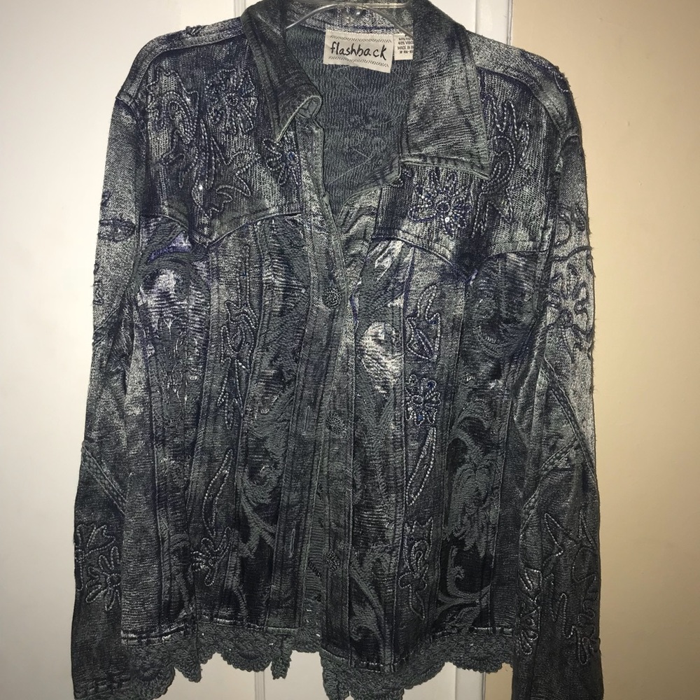 Embellished fashion jacket